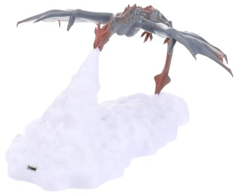 Mikikit Drachen Nachtlicht Tischlampe Kreative Illusionslampe für Kinderzimmer USB Betrieben Einzigartiges für Geburtstag und Weihnachten