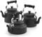 Traditional Style Hard Anodised Kettle UK Made - Ergonomically Designed Handle - Suitable for Gas, Electric, Induction, Log Burners and AGA cookers (2 Litre)