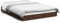 Juroupi Bettgestell Betten Bed Frame Bettrahmen Tagesbett Braun Eichen-Optik 135x190 cm Holzwerkstoff