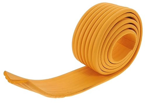 WATIIFUFU Bunk Bed Ladder Cover Corner Protectors, Self-Adhesive Double-Layer Foam Pads for Stair Step Protection, Orange Ladder Accessories for Child Safety and Injury Prevention