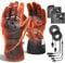 IRON JIA'S Beheizbare motorradhandschuhe 2024 Upgrade 3000mAh,beheizbare Handschuhe USB für Herren Damen,Warme Outdoor Winter Motorradhandschuhe mit 4 Heizstufen,XL