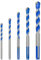 5PCS Concrete Drill Bit Sets, Masonry Drill Bits Set, Tile Drill Bits for Metal Steel Porcelain Ceramic Tile Concrete Brick Plastic Wood, 4-10mm