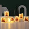 Yulokdwi Weihnachtsdeko LED Kerzen,LED Kerzen Weihnachten Weihnachtsdeko Innen,LED Kerzen Weihnachten Weihnachtsdeko Innen,Baum Und Hausaufklebern Für Die Weihnachtsdekoration Zu Hause(6 Stück)