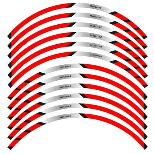 KJHOPY Magnetische Aufkleber Motorrad-Radaufkleber Reflektierende Radaufkleber Abziehbilder Reflektierende Felgen Für B&MW F900XR F900 XR F 900 XR F900xr(Style 9)