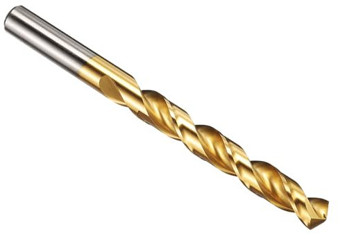 PATIKIL 12,7mm Bohrer, M42 HSS Spiralbohrer, Gerader 135° Stahlbohrer Titannitrid-Beschichtung für Hartmetall Edelstahl - 1 Stück