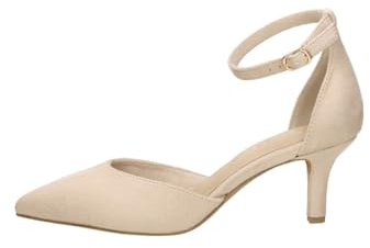 MARCO TOZZI Damen Pumps weiches Feel Me Fußbett weiches Innenfutter Spitz