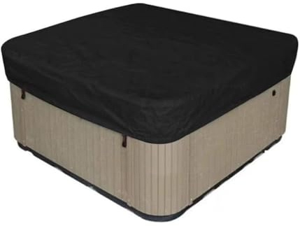 Quadratische Poolabdeckung Faltbare Thermoabdeckung, wasserdicht, sonnenfest, wetterfest, für Spas, Badewannen, Gartenmöbel und Grills (200 x 150 x 20 cm)