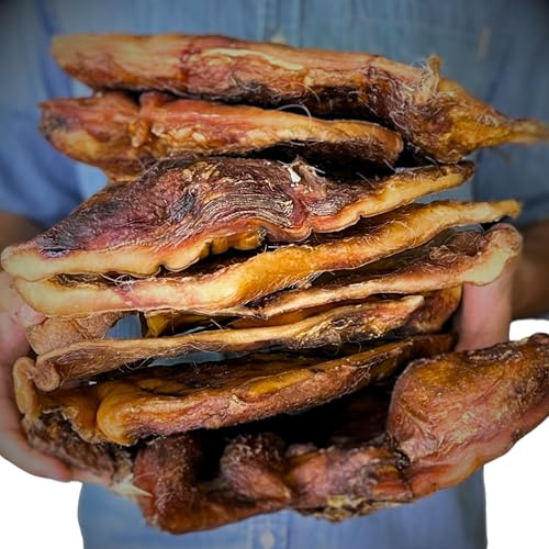 BREERs Rinderkopfhautplatten 10 kg für Hunde getrocknet Rinderkopfhaut getreidefrei aus eigener Deutscher Herstellung, Kauartikel Hundekauartikel Hundeleckerli