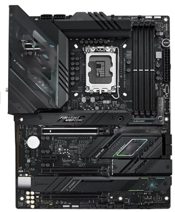 pc motherboard Fit For ASUS ROG STRIX Z790-F GAMING WiFi 6E LGA 1700 Intel 13Th 12Th Gen ATX Gaming Motherboard 16+1 Power Stages DDR5 4xM.2 Slots PCIe(Black)