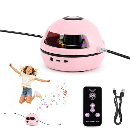 Elektronisches Springseil, Springseilmaschine mit Fernbedienung, Kinder Smartes Springseil, Mit Bluetooth & LED-Display, Trainingsgerät für Kinder und Erwachsene, 10 Stufen Geschw