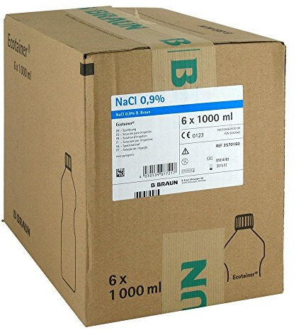 KOCHSALZLÖSUNG 0,9% B.Braun Spüllsg.Ecotainer 6x1000 Milliliter