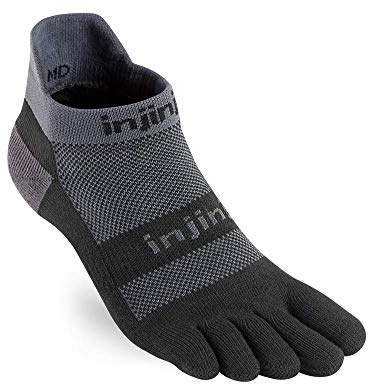 Injinji Herren Run Midweight No Show Toesocks
