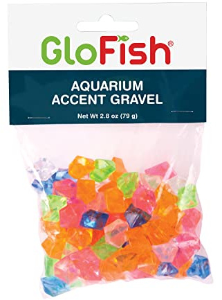 GloFish Accent Gravel for Aquariums, 2.8 Oz