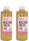 2 x Ark's Sparkling Glitter Glue - 120ml (Gold)