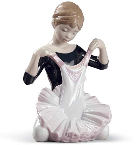 LLADRÓ Mädchen-Figur Mein Debüt Kleid. Ballerina. Porzellan.