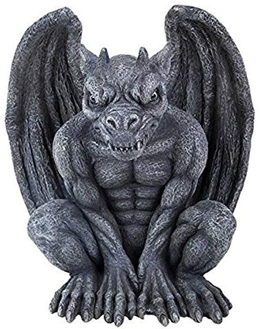 Vivid Arts BG-GARG-B Mythical Gargoyle Ornament, Grey, B Size
