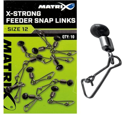 Fox Matrix X-Strong Feeder Snap Links Size 12