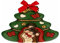 THUN - Formella Albero di Natale con Sacra Famiglia - Decorazioni Natale Casa - Formato Grande - Ceramica - 25,1 x 4,3 x 25,4 h cm