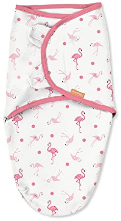SwaddleMe Original Pucktuch, Größe Small/Medium, für Alter 0-3 Monate, 3-6kg bis zu 66cm lang, 1-Pack Baby Pucktuch Wickeldecke