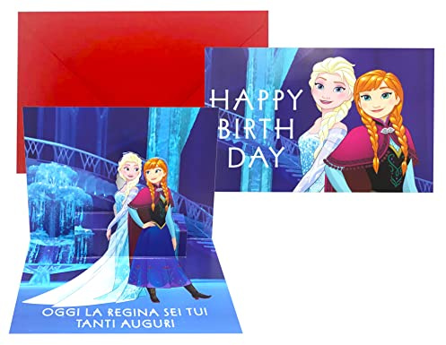 ICELAND Geburtstagskarte für Kinder (Frozen Popup)