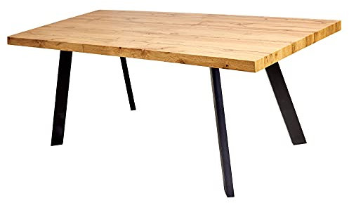 Riess Ambiente Ausziehbarer Esstisch Montreal 160-200cm ausziehbar Eichenoptik Konferenztisch Tisch Küchentisch