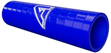 25mm 1 inch ID Silicone Straight Hose Joiner Coupler 700mm Length Blue