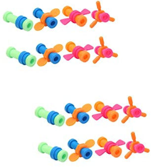 SAFIGLE 16stücke Teiliges Farbenfrohes Druckentlastungs-spielzeugset Drehendes Schraubenspielzeug Für Fördert Kreativität Und Familienbindung Für Schule Und Freizeit