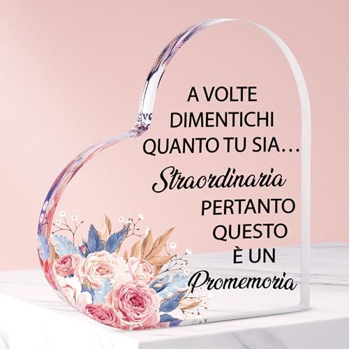 Merclix Inspirational Acrilico Ornamento Idee Regalo Donna Natale Speciale Migliore Amica Utili Per Amiche