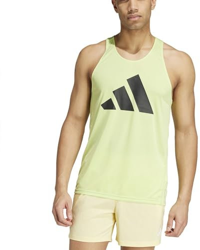 adidas Herren Run It Tank Top, Pulse Lime, L