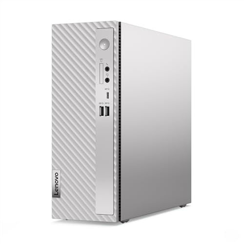 Lenovo IdeaCentre 3 Gen 8 - Desktop (Processore Intel Core i5-13400, 512GB SSD, RAM 2x4GB, WiFi 6, Windows 11 Home) Tastiera e Mouse USB (Black) - Cloud Grey, 8 GB, 512 GB