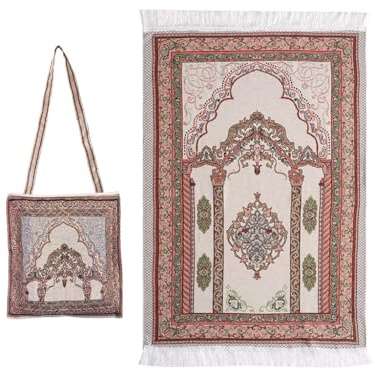 Anlising Gebetsmatte Islamisch, Islamische Matte Gebetsmatte mit Taschen, Muslimische Gebet Teppich Matte, für Ramadan Islamisches Muslimisches Gebet, Geschenk für Familie, Liebhaber und Freunde