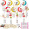 TYXHXTF 12 Pack Fairy Craft Kit for Kids, DIY Paint Elf Arts and Crafts, Windchimes Crafts Kit for Children, Wind Chimes Painting Kit, Crafts for Boys Girls Toddlers Gifts Crafting Party Activities