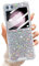 UEEBAI Hülle für Samsung Z Flip 7 FE/Z Flip 6/Z Flip 5 5G, Ultra Dünne Bling Glitter Handyhülle Nie-Vergilbung Silikon Schutzhülle Slim Fit Weiche TPU Bumper Cover Case für Frauen Mädchen - Silber