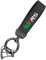 LMYSLCDW Auto Leder Schlüsselanhänger für VRS Kamiq Kodiaq Karoq RS Fabia,Legierung Auto Schlüsselanhänger Anti Verlust Schlüsselringen Anhänger Dekorative Accessoires,H