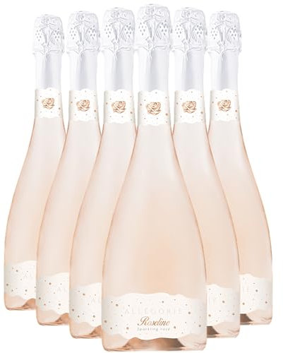 Allégorie Sparkling Rosé Extra-Brut - Rosé - Roseline - Vin de France - Vin Rosé (6x75cl) Effervescent