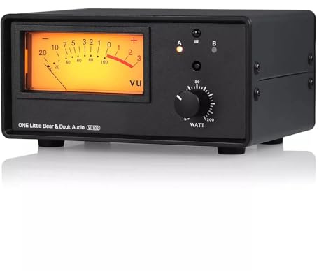 Speaker Switcher Box With Vu Meter Audio Splitter W/Remote Control - Test Amplifiers, Amplifier and Speaker Protection Load, for Audio Splitter Box with Vu Meter