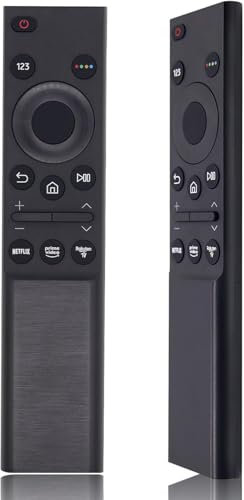 Universal Samsung Smart TV Remote Control, Compatible with 2016-2022 Models, QLED LED 3D 4K 8K Ultra HD, with Netflix, Prime Video, Rakuten-TV Buttons