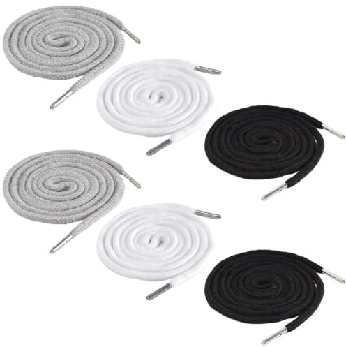 COYUN 6 Pièces Cordons de Rechange, Manteau Cordon de Rechange, cordons pour pantalon de jogging - Corde de Pantalons de Survêtement, Cordons de Serrage de Rechange, Cordons de Rechange de Serrage