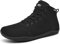 Geweo Bottines Hiver Homme Bottes de Neige Femme Barefoot Shoes Chaussures Doublure Fourrée Chaude Minimalistes Chaussures Boots Sneakers Botte Confort Chaussures Pieds Nus, Noir 43