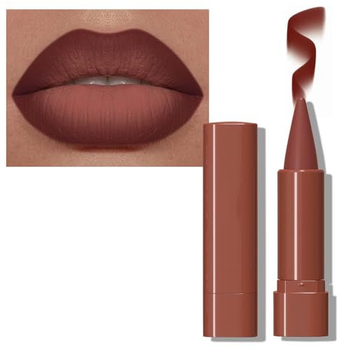 YGSIKY 2-in-1-Lippenkonturstift mit Farbverlauf und mattem Finish, lang anhaltend, wasserfest, wischfest, hochpigmentiert, für alle Gelegenheiten und Hauttypen, unisex, neutraler Unterton, 1 Stück