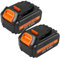 2 batterie agli ioni di litio da 4,0 Ah per DeWalt XR, ASUNCELL 20 V per batteria DeWalt da 18 V DCB204 DCB206 DCB180 DCB181 DCB182 DCB184 DCB201 serie compatibile con strumenti da 18 V/20 V