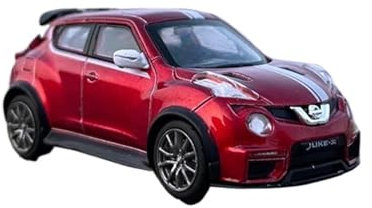 YCNXEB Klassisch Automodell 1:64 Für Nissan Juke R SUV Diecast Alloy Automodell Statische Figur Miniatur Souvenir für Erwachsene Sammler(Red)