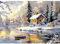 CEOVR Diamond Painting Bilder Kit Landschaft,30x40 cm Diamant Paintings Kit,5D DIY Diamond-painting,Märchenhaus