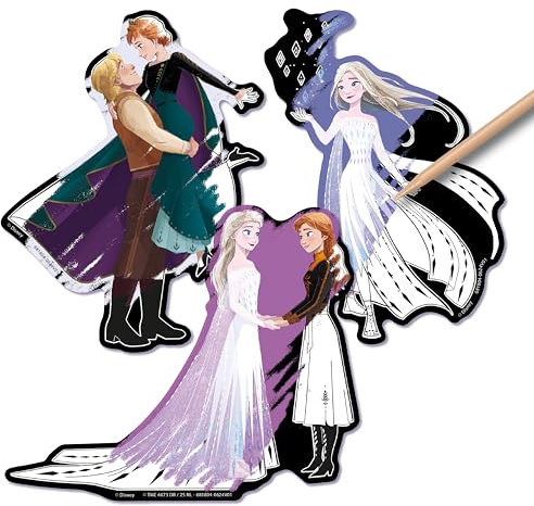 Disney Frozen Scratch Art Stickers, Character Design Collection