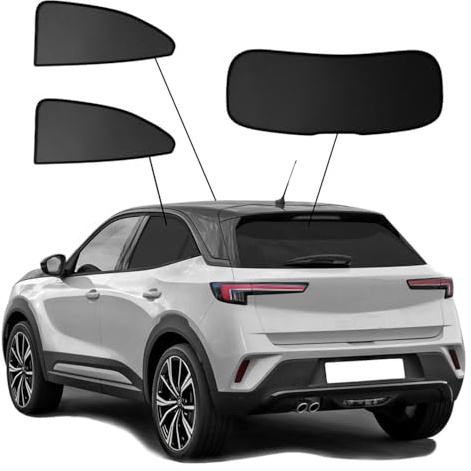 SunClip Sicht- & Sonnenschutz passgenau | kompatibel mit Opel Mokka II 2020- inkl. Mokka-e
