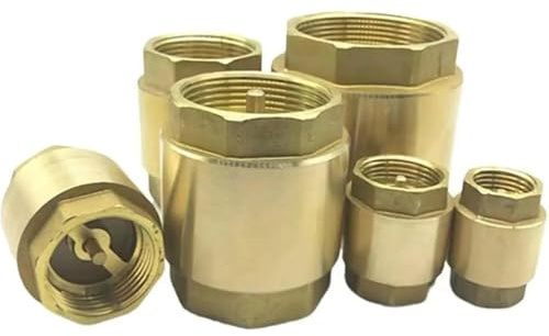 Messing-Sechskant-Rückschlagventil mit Feder, 1/2 bis 2 Zoll BSP-Rückschlagventil for Sanitäranwendungen(1)