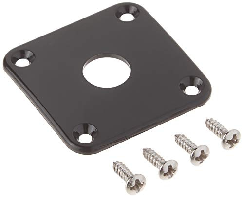 Gibson Jack Plate Black Plastic - PRJP-010 Socket Plate
