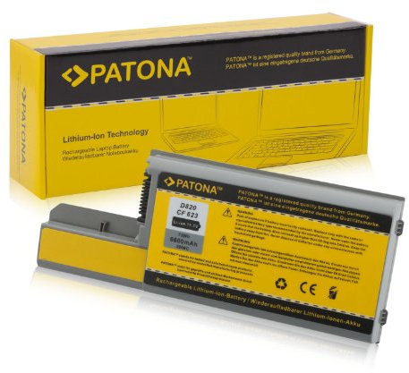 *6600mAh* PATONA Akku Dell Latitude D531 D820 D830 M4300 M65