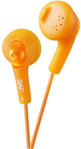 JVC Gumy - Auriculares in-Ear para el iPod, iPhone, MP3 y Smartphone (imán de neodimio, Cable de 1 m, 15 Hz - 20 KHz), Color Naranja