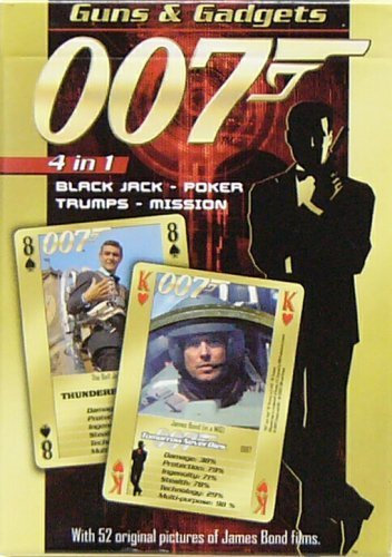 James Bond 007 - Guns and Gadgets Playing Cards by Kapow